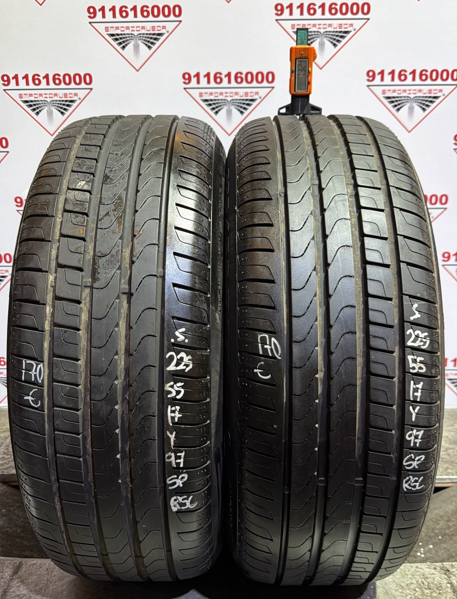 PIRELLI CINTURATO P7 USADO RSC 225/55 R17 97 Y
